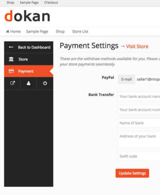 دانلود افزونه دکان پرو - dokan pro - فروشگاه آنلاین ویزی