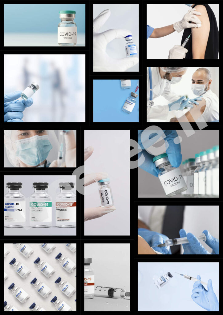 دانلود تصاویر باکیفیت واکسن کرونا - ویزی
